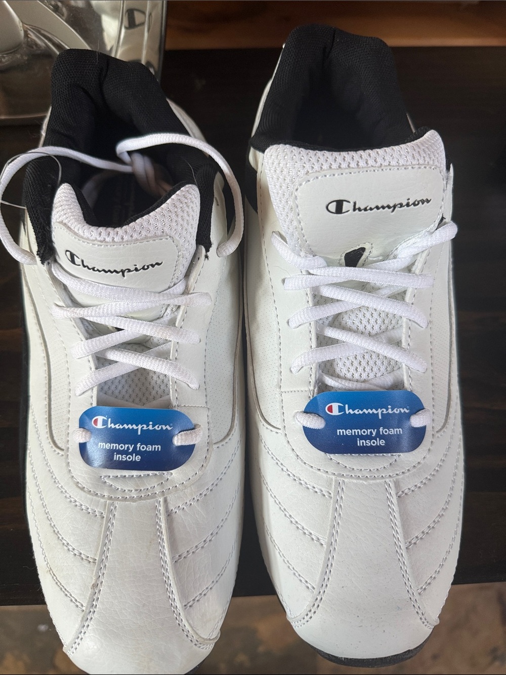 Champion Men’s White and Black Athletic Sneakers